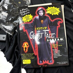 Scream Light Up Ghost Face Hooded Robe Fun World Child NWT NOS